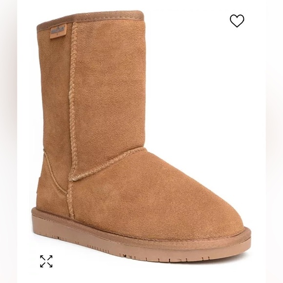 Minnetonka Shearling Boots Size 10 - Picture 1 of 9